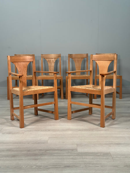 Terence Conran Dining Table & Set of 6 Chairs c1980