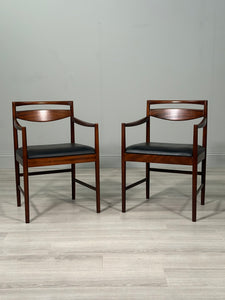 A Pair Of Rosewood McIntosh Carver Chairs