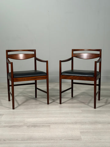 A Pair Of Rosewood McIntosh Carver Chairs