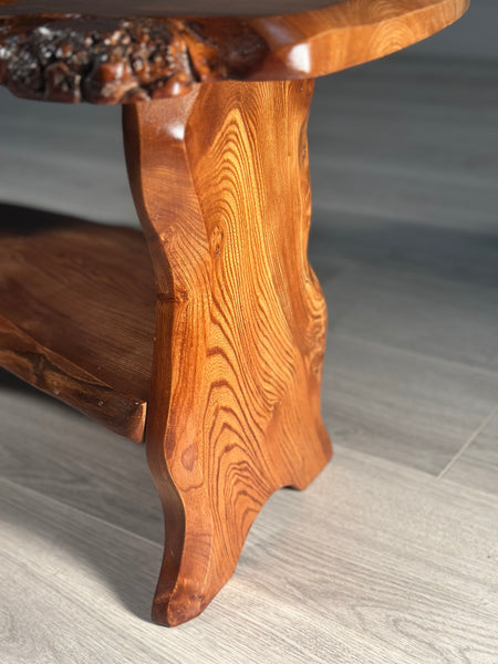 Burr Elm Natural Coffee Table