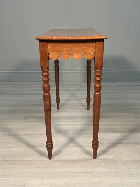 Antique Ecclesiastical Oak Console Table