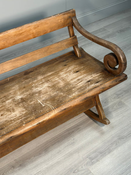 Antique Rocking Settle