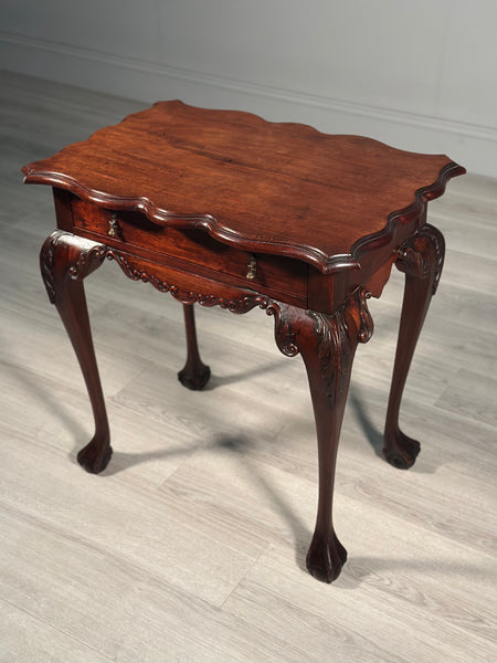 19th Century Irish Mahogany Side Table