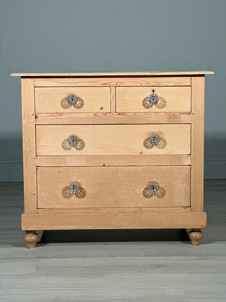 Small Antique Pine Chest Of Drawer’s
