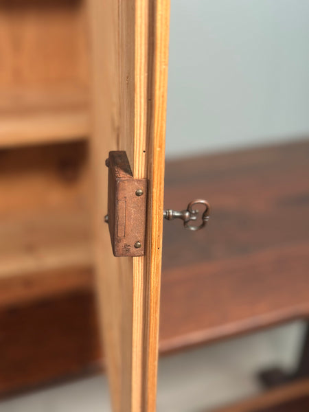 Small Antique Pine Cabinet