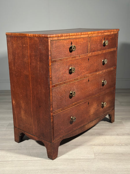 Georgian Oak Chest Of Drawers