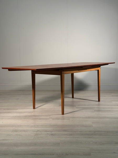 Danish Teak And Oak Dining Table By Farstrup Mobler C.1960