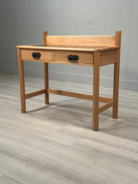 Arts & Crafts Style Oak Writing Desk