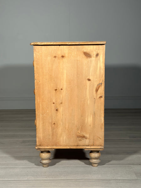 Victorian Pine Chest Of Drawers