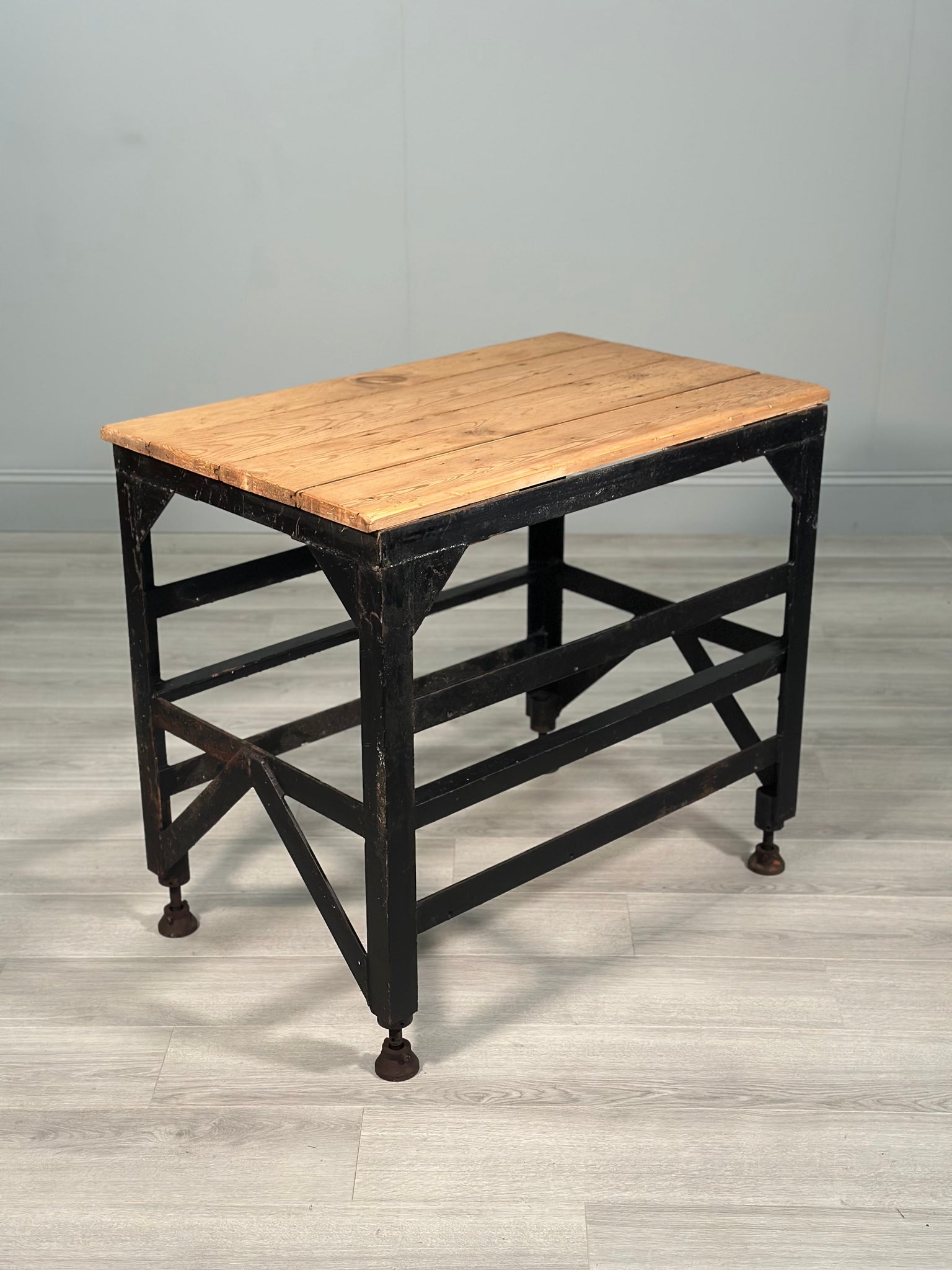 Antique Industrial Prep Table
