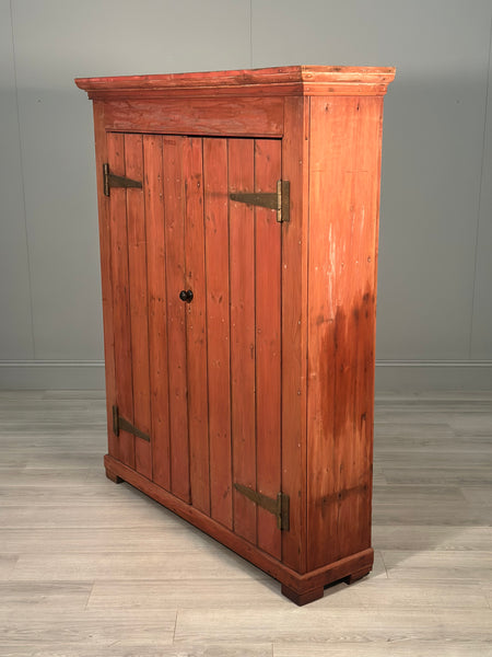 Large Victorian Pine Larder Cupboard