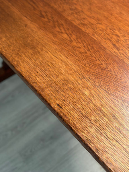 Large Antique Oak Refectory Table