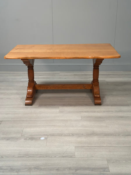 Oak Refectory Table - Yorkshire Critter Man