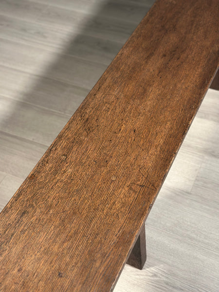 Huge Antique Oak Bench