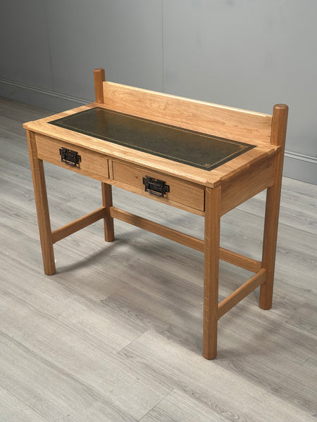 Arts & Crafts Style Oak Writing Desk