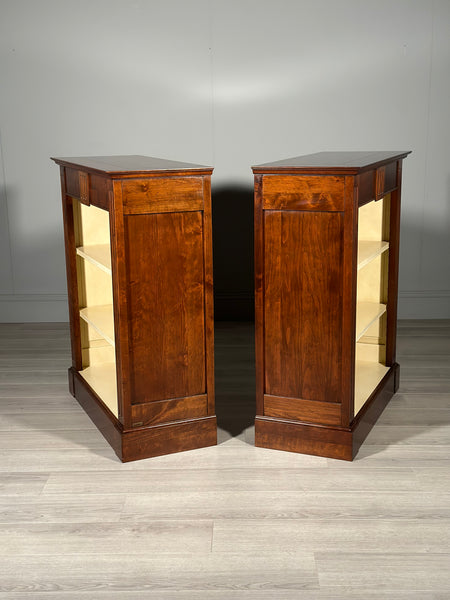 A Matching Pair Of Antique Style Mahogany Book Cases By Grange