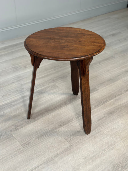 Arts & Crafts Oak Cricket Table c1930