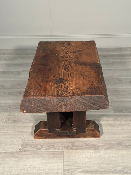 Chunky Natural Antique Coffee Table