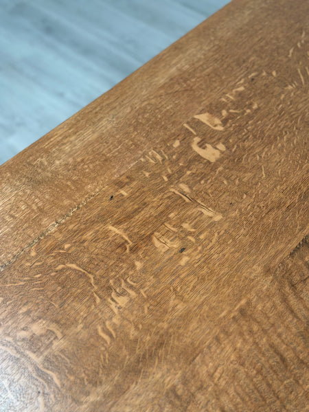 Antique Oak Refectory Table