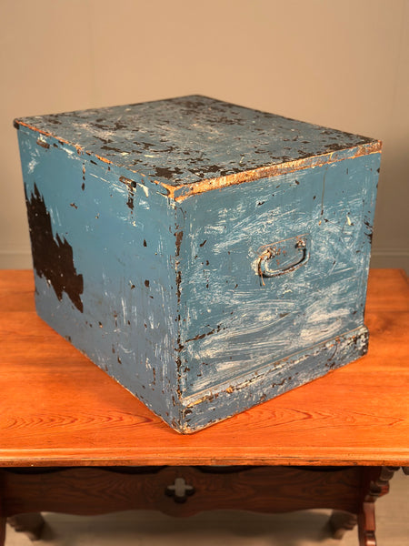 Victorian Pine Chest In Paint