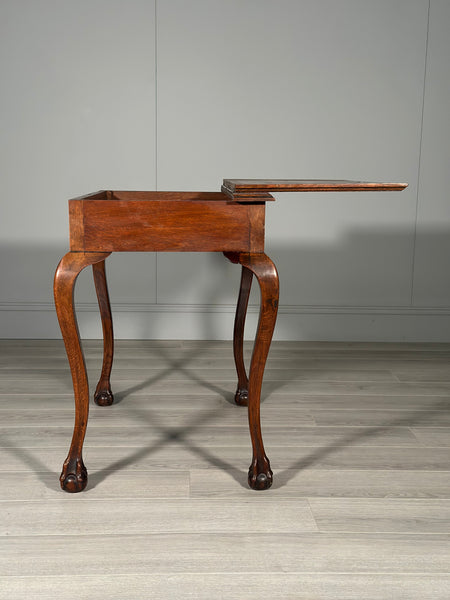 Small Victorian Oak Writing Desk