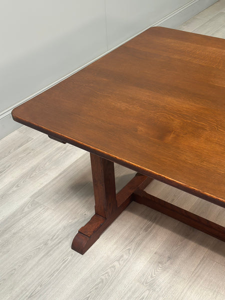 Arts & Crafts Oak Refectory Table