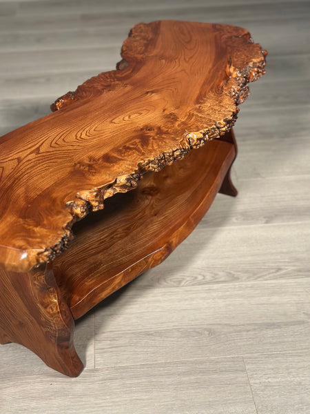 Burr Elm Natural Coffee Table