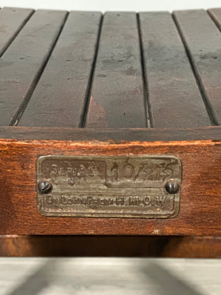 Antique H.M.O.W Oak Desk Chair c.1930