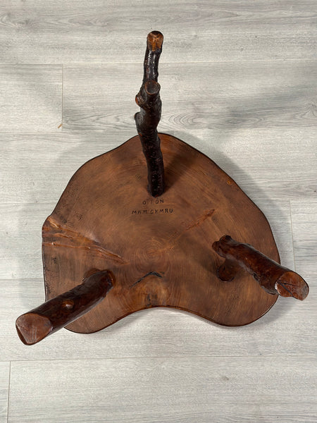 Natural Welsh Love Heart Table