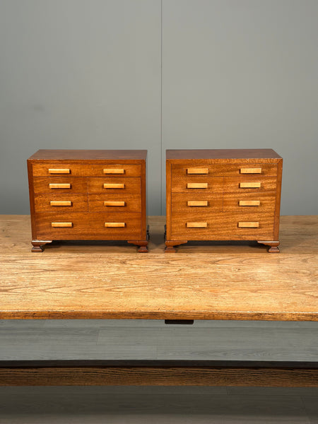 A Pair Of Antique Miniature Chest Of Drawers