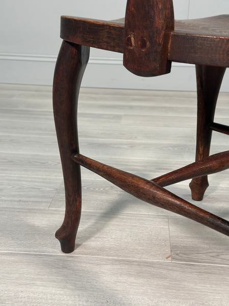 Antique Oak Desk Chair C.1920