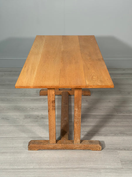 Small Arts And Crafts Oak Refectory Table C.1930
