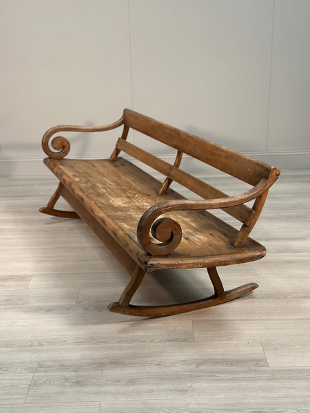 Antique Rocking Settle