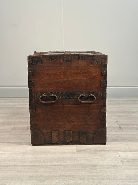Antique Oak Silver Chest