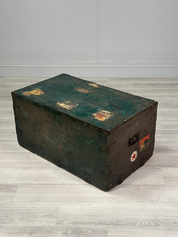 Antique White Star Line Ship Chest C.1910
