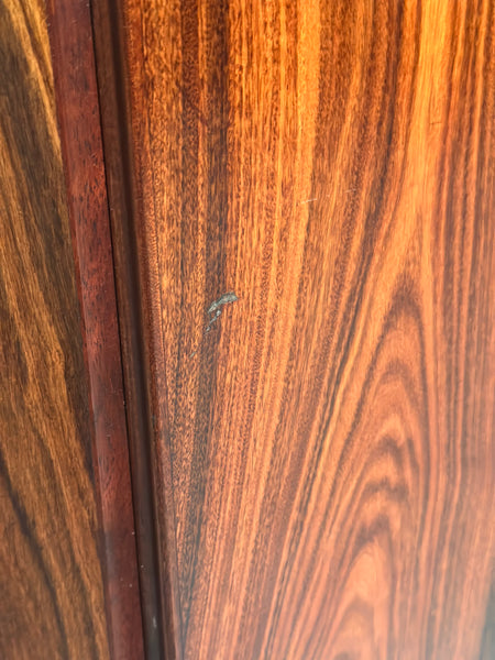 Danish Rosewood Corner Cabinet By Skovby