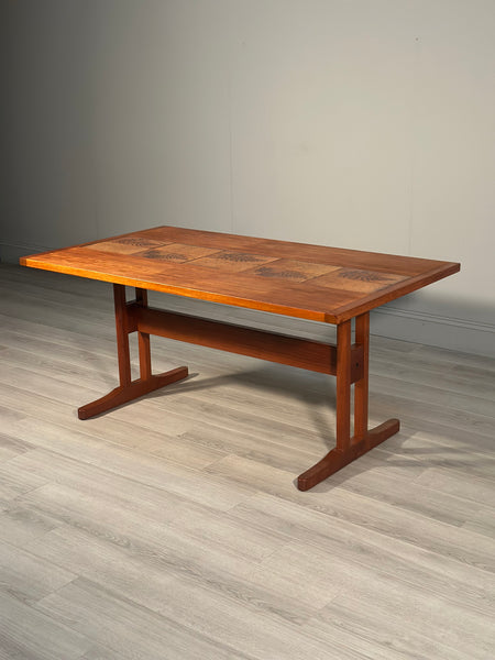 Danish Teak Dining Table By A M Mobler C.1970