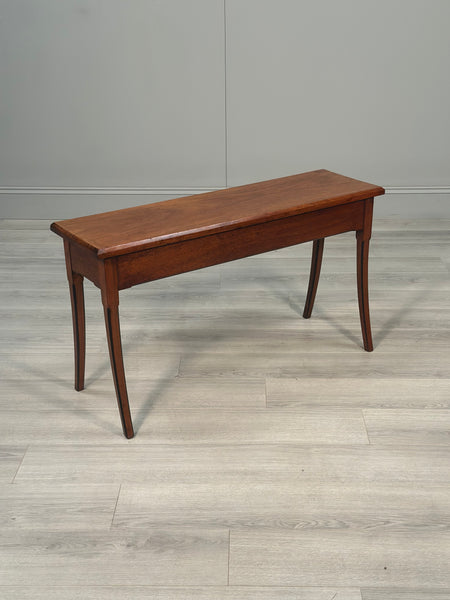 19th Century Walnut Piano Stool