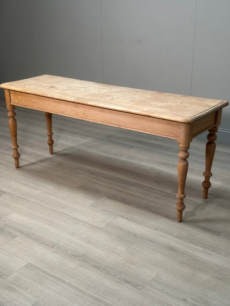 Large 19th Century Pine Prep Table