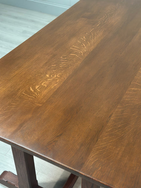 Arts & Crafts Oak Refectory Table