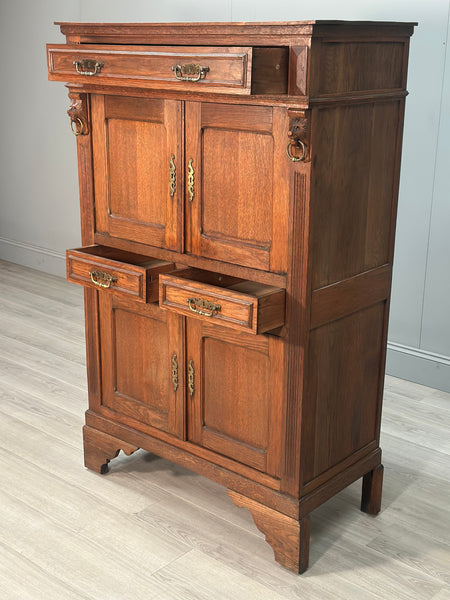 Antique French Oak Cupboard