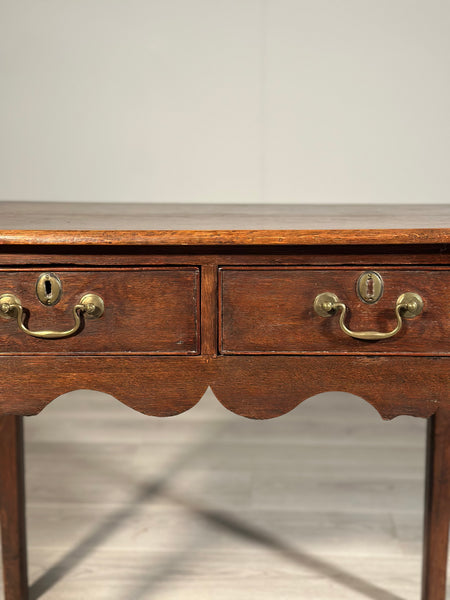 Small Georgian Oak Lowboy c.1780