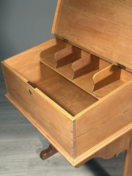 Victorian Pine School Desk