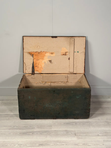 Antique White Star Line Ship Chest C.1910
