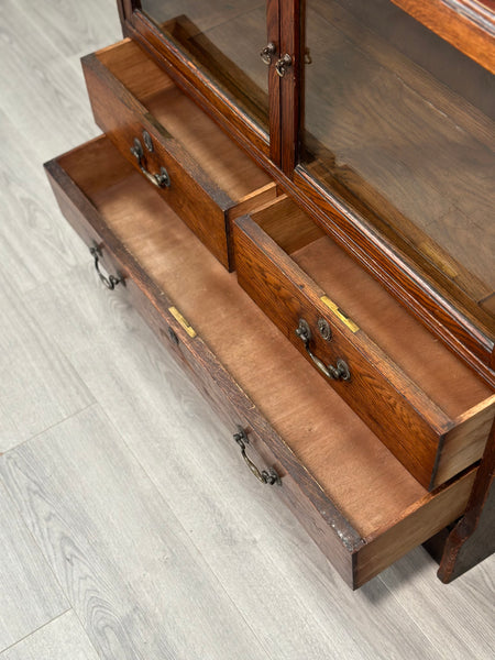 Small Oak Barrister’s Bookcase C.1910
