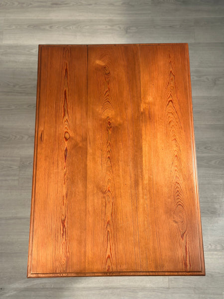 Ecclesiastical Pitch Pine Writing Table c.1910