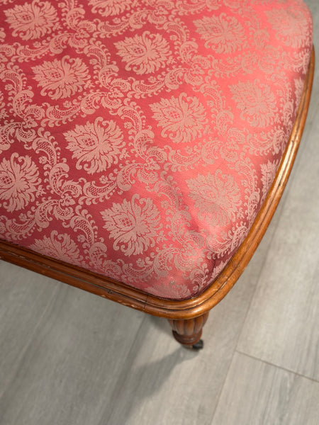 Antique Armchair & Matching Footstool