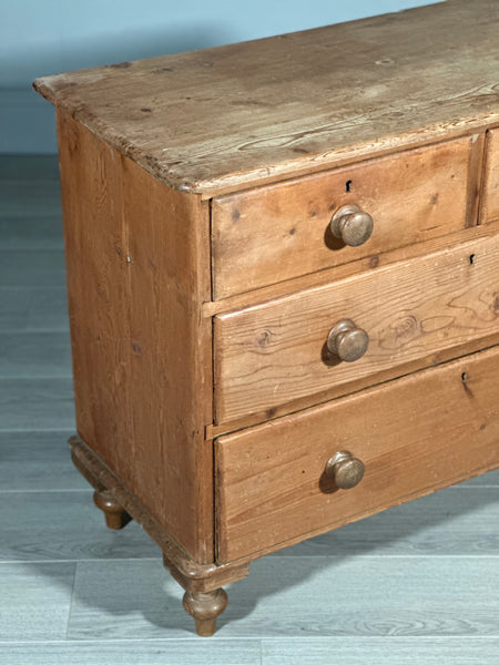 Victorian Pine Chest Of Drawers