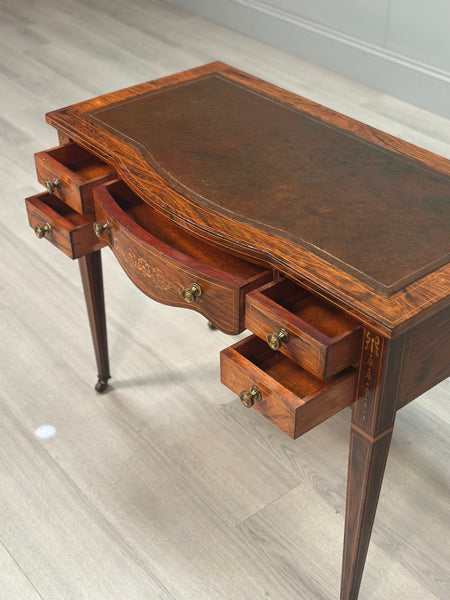 Sheraton Revival Rosewood Writing Table
