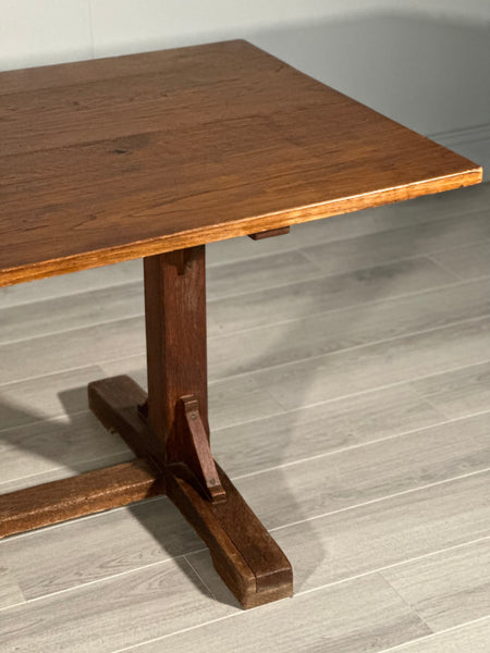 Huge 9ft Antique Oak Refectory Table